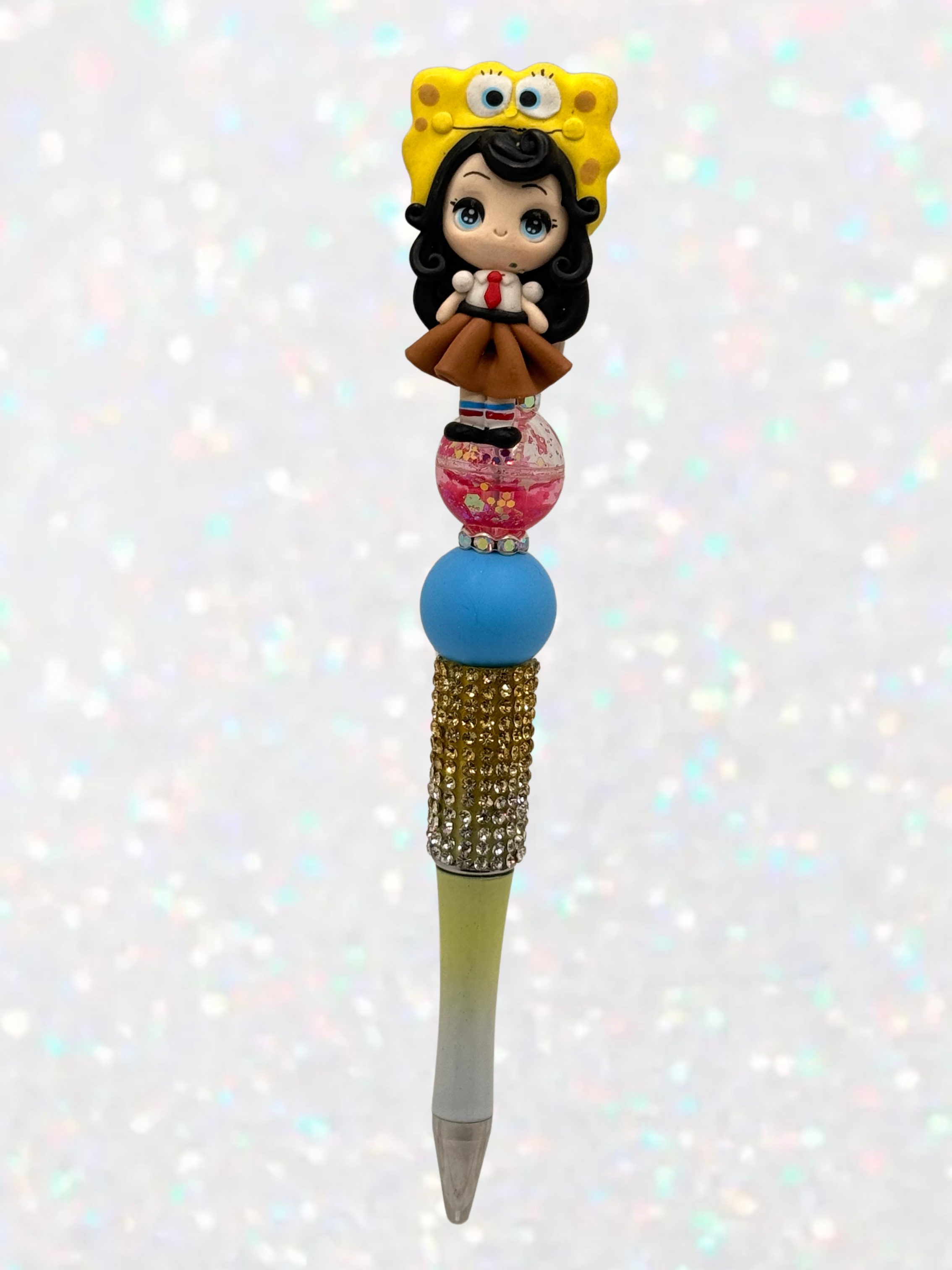 Sponge bob clay pen